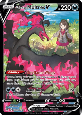 Galarian Moltres V TG20/TG30 - Astral Radiance - NM/M