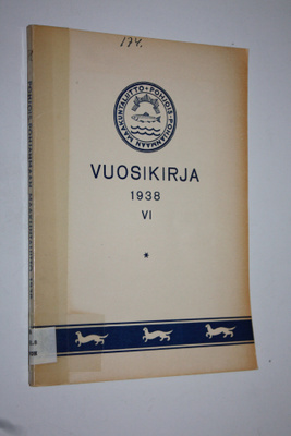 Vuosikirja 1938 VI