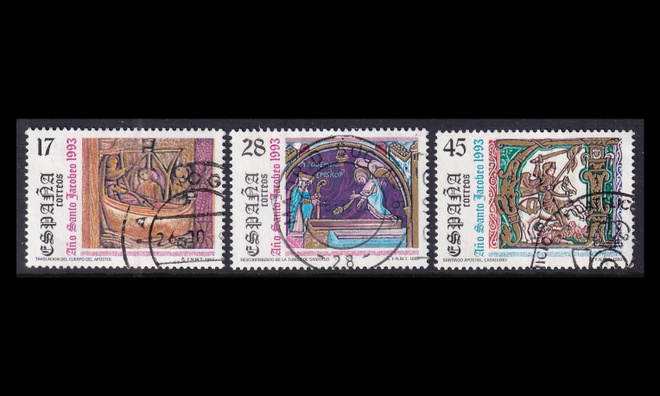 Espanja 3111-3 o Compostelan pyhä vuosi (1993)