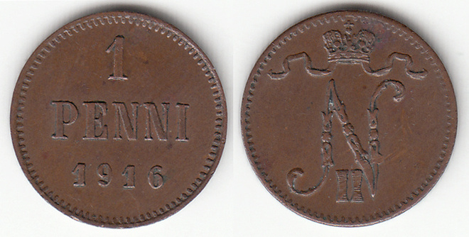1 p 1916, kummankin ykkösen jalka vajaa