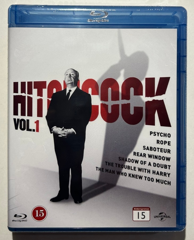HITCHCOK Vol.1 - 7 elokuvaa - Blu-ray, uusi