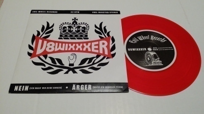 V8 Wixxxer / Serum 114 / V8 Wankers 114 7" sinkku Punainen