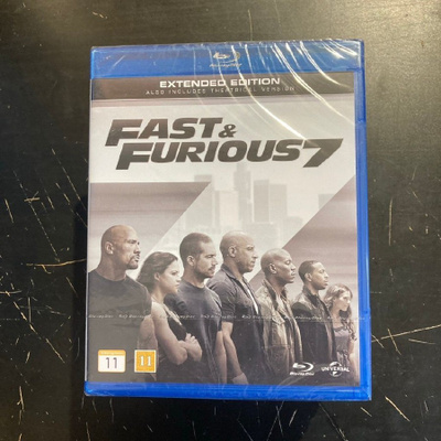 Fast & Furious 7 Blu-ray (UUSI)
