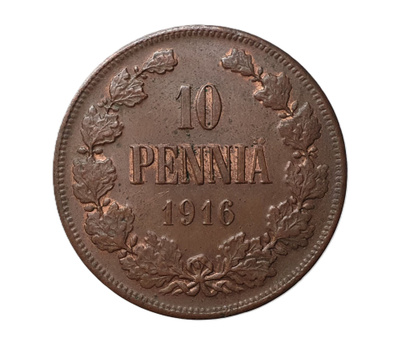 Suomi 10 Penniä 1916