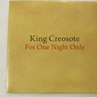 King Creosote • For One Night Only PROMO CD-Single - pikkukuva 1