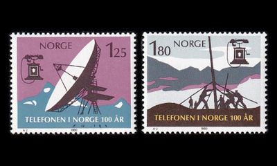 Norja 815-6 ** Puhelin 100v (1980)
