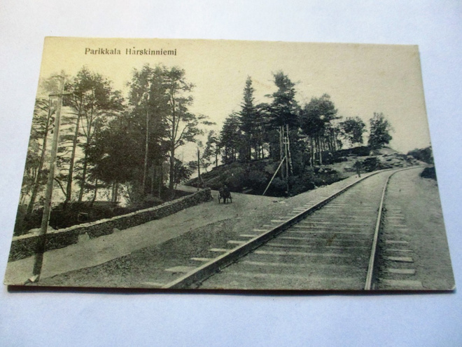 Parikkala Härskinniemi  rautatie np 1908