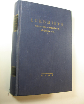 E. (toim.) A.Saarimaa : Lukemisto uudempaa suomalaista ki...