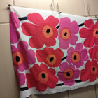 Vintage Marimekko unikko verhot 3kpl - pikkukuva 2
