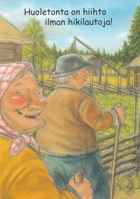 TERHO PELTONIEMI - ISÄNTÄ JA EMÄNTÄ SAUVAKÄVELYLLÄ