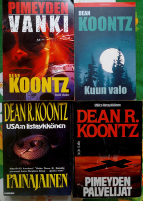 Dean Koontz: 4 kpl pokkareita >paketti 4<