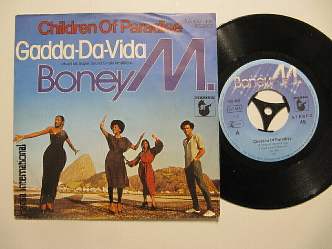 Boney M.  Children Of Paradise / Gadda-Da-Vida  7" sinkku