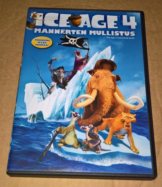 ICE AGE 4 MANNERTEN MULLISTUS  DVD