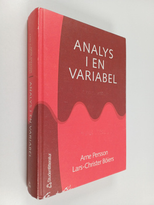 Arne Persson : Analys i en variabel