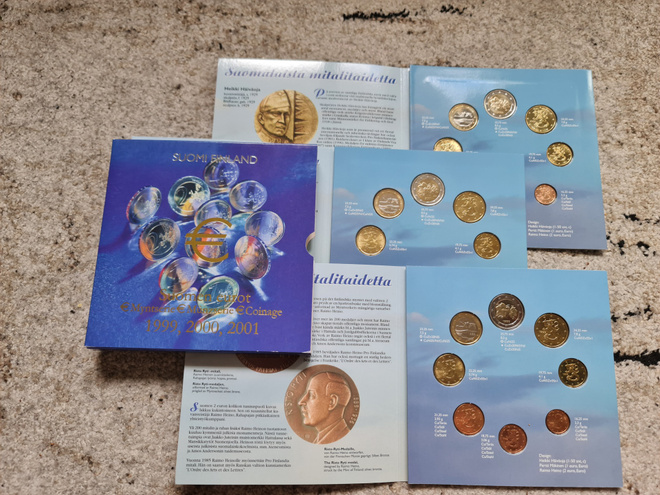 1999-2001 Suomi eurosarjat BU laatu