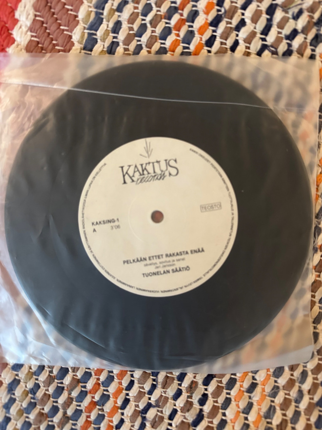 Tuonelan säätiö: Pelkään ettet rakasta enää 7" single