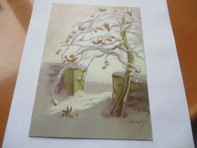 Wendelin Hy 363 englant. taittokortti *
