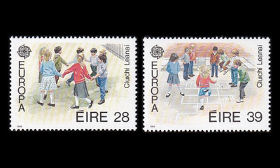 Irlanti 679-80 ** Europa lasten leikit (1989)