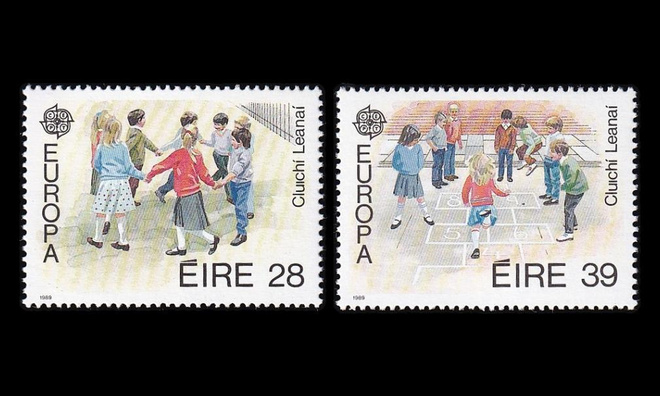 Irlanti 679-80 ** Europa lasten leikit (1989)
