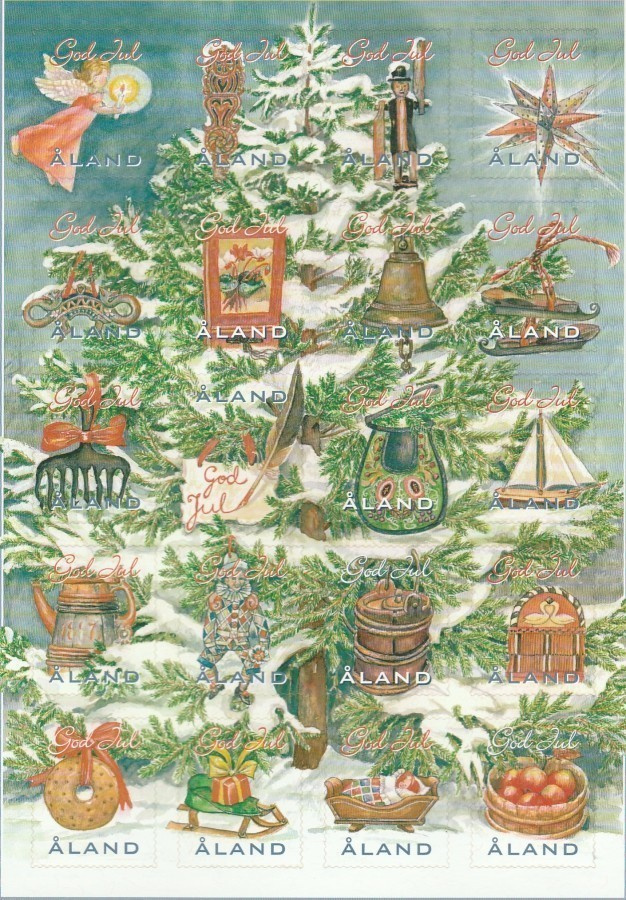 Ahvenanmaa Joulumerkkiarkki  2005,  KAUNIS