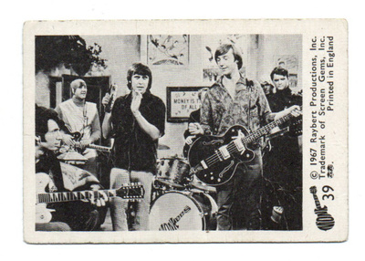 Purkkakuva MONKEES n:o 39 1967 Purukumikuva