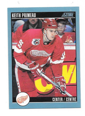 1992-92 Score Canadian #316 Keith Primeau Detroit Red Wings