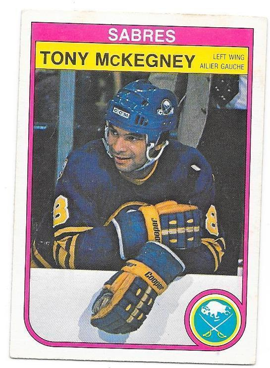 1982-83 OPC #29 Tony McKegney Buffalo Sabres