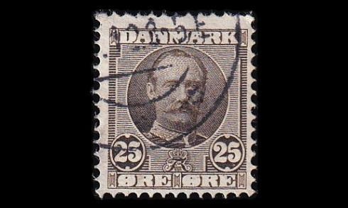 Tanska 56 o Frederik VIII 25 öre (1907)
