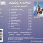 Karita Mattila - 1998 - Lauluja Merelle - CD - pikkukuva 2