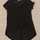 Harmaa naisten t-paita koko XS H&M pyöristetty helma - pikkukuva 1