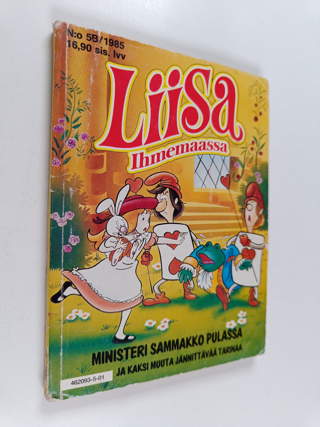 Liisa Ihmemaassa 5B/1985  : Ministeri sammakko pulassa ja...