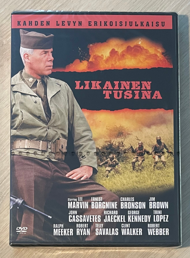 Robert Aldrich: LIKAINEN TUSINA (1967) Lee Marvin (2DVD)