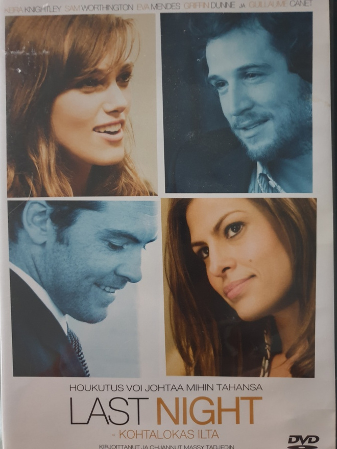 Last night DVD (Keira Knighley, Eva Mendes)