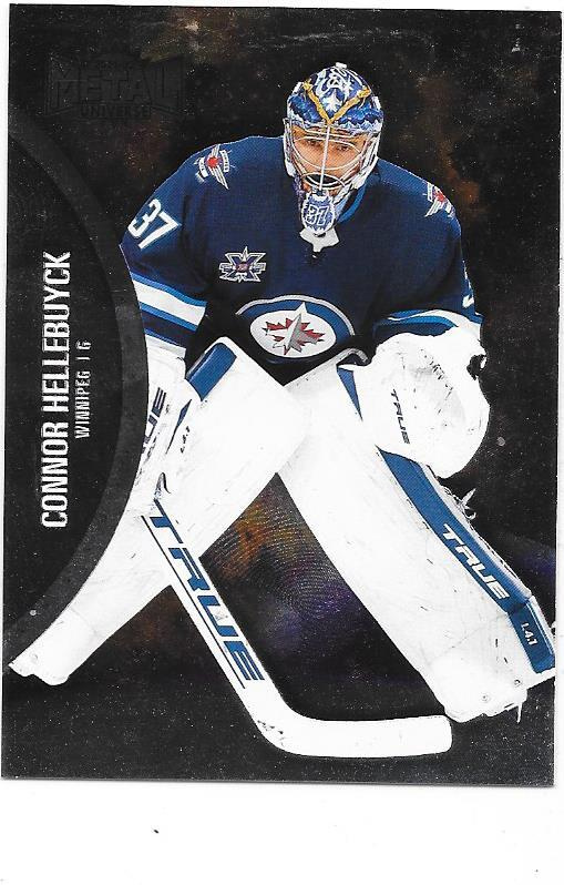 2021-22 Metal Universe #85 Connor Hellebuyck , Winnipeg  MV
