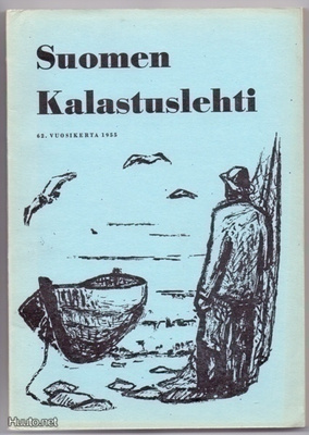 Suomen kalastuslehti 1955 62.vuosikerta nid.kirja 192 sivua