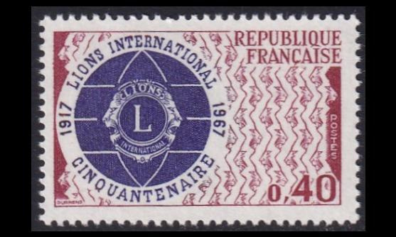 Ranska 1601 ** Lions Club (1967)