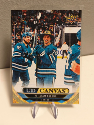 2024-25 Upper Deck UD Canvas William Eklund #C198