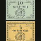 Saksa Notgeld 10 Pfg, 1/2 Mark, Zwenkau 1918 - pikkukuva 1