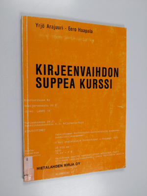 Yrjö Arajuuri : Kirjeenvaihdon suppea kurssi