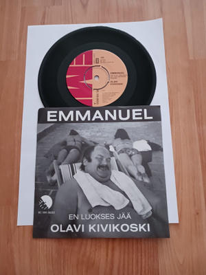 Olavi Kivikoski – Emmanuel 7" ps orig 1977 Pop, Folk mint