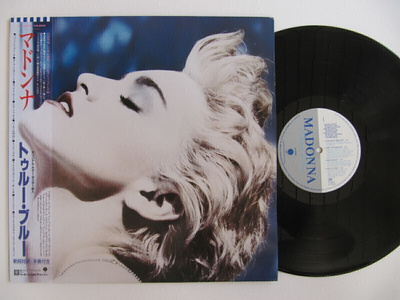 Madonna True Blue  Japanilainen LP OBI