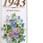 kortti ** 1934 1943 1958 tai 1984 oli hyvä vuosi - erilaisia - pikkukuva 3