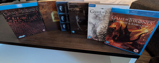 Game Of Thrones 1-8 collection blu-ray