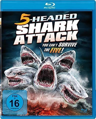 5-headed shark attack (60 611) UUSI -DE- BLU-RAY 2017