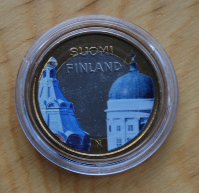 5 Euro 2012 Maakuntien rakennukset Uusimaa ( UNC )