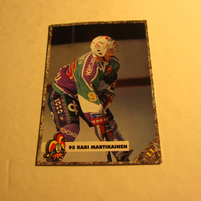 leaf lätkäkortti , jokerit -93 kari martikainen