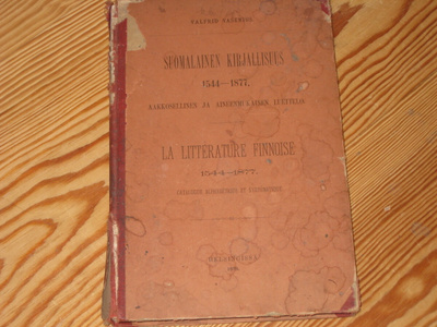 Vasenius:Suomalainen kirjallisuus 1544-1877 1,.p skk v. 1878