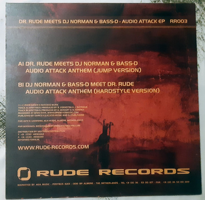 Dr. Rude meets Dj Norman & Bass-D - Audio Attack EP - 2006