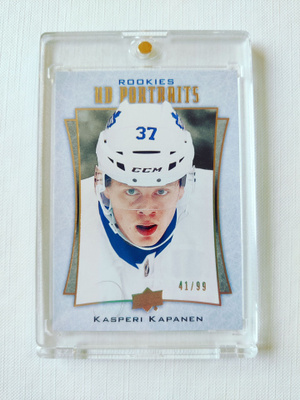Kasperi Kapanen - 16-17 UD Portraits Rookies Gold /99