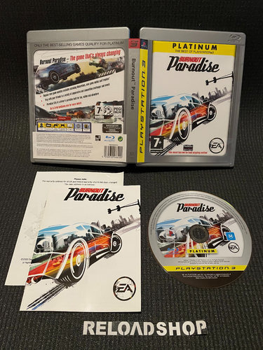 Burnout Paradise Platinum PS3 - CiB